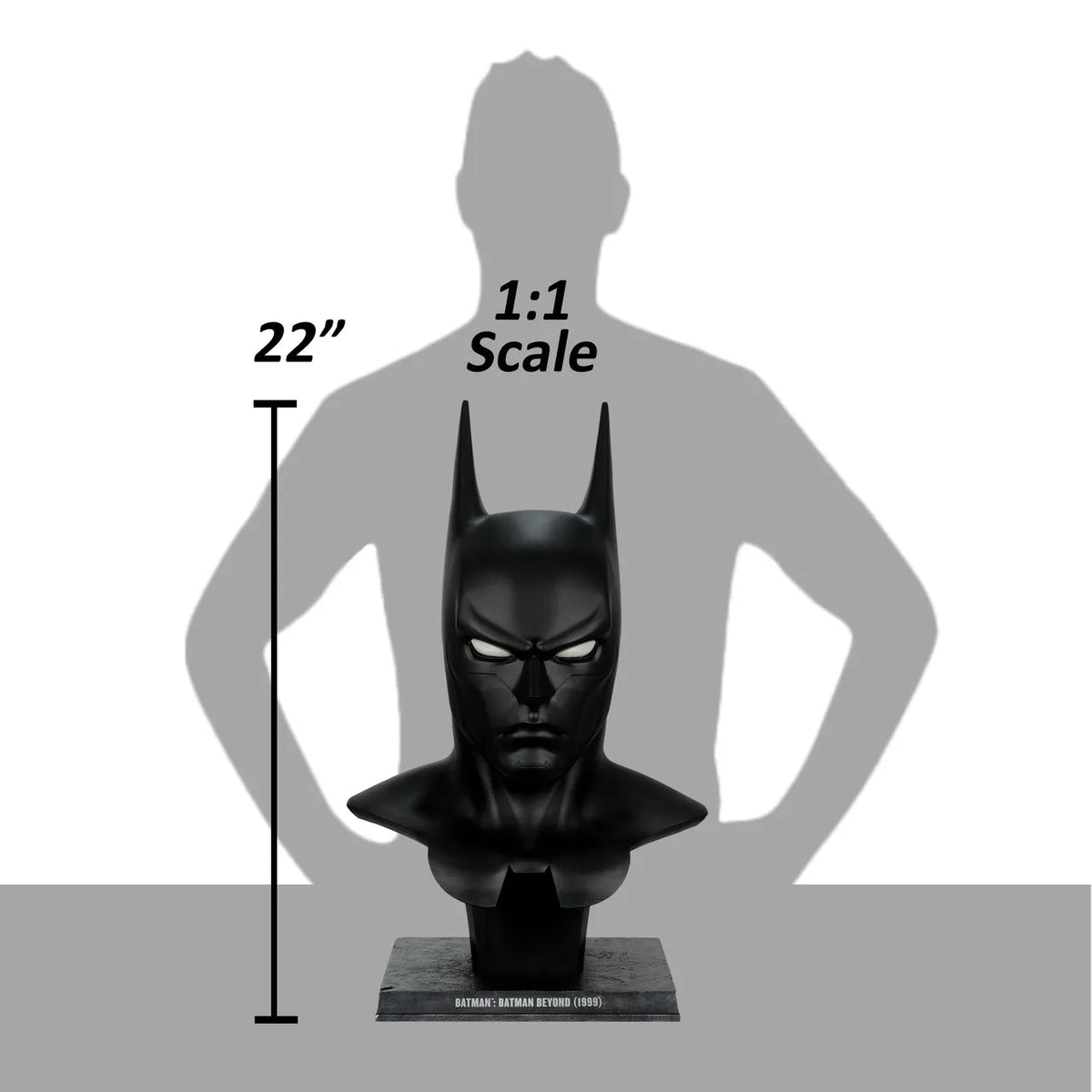 Mc FARLANE TOYS - Dc Direct Batman Beyond Cowl 1:1 Scale Replica