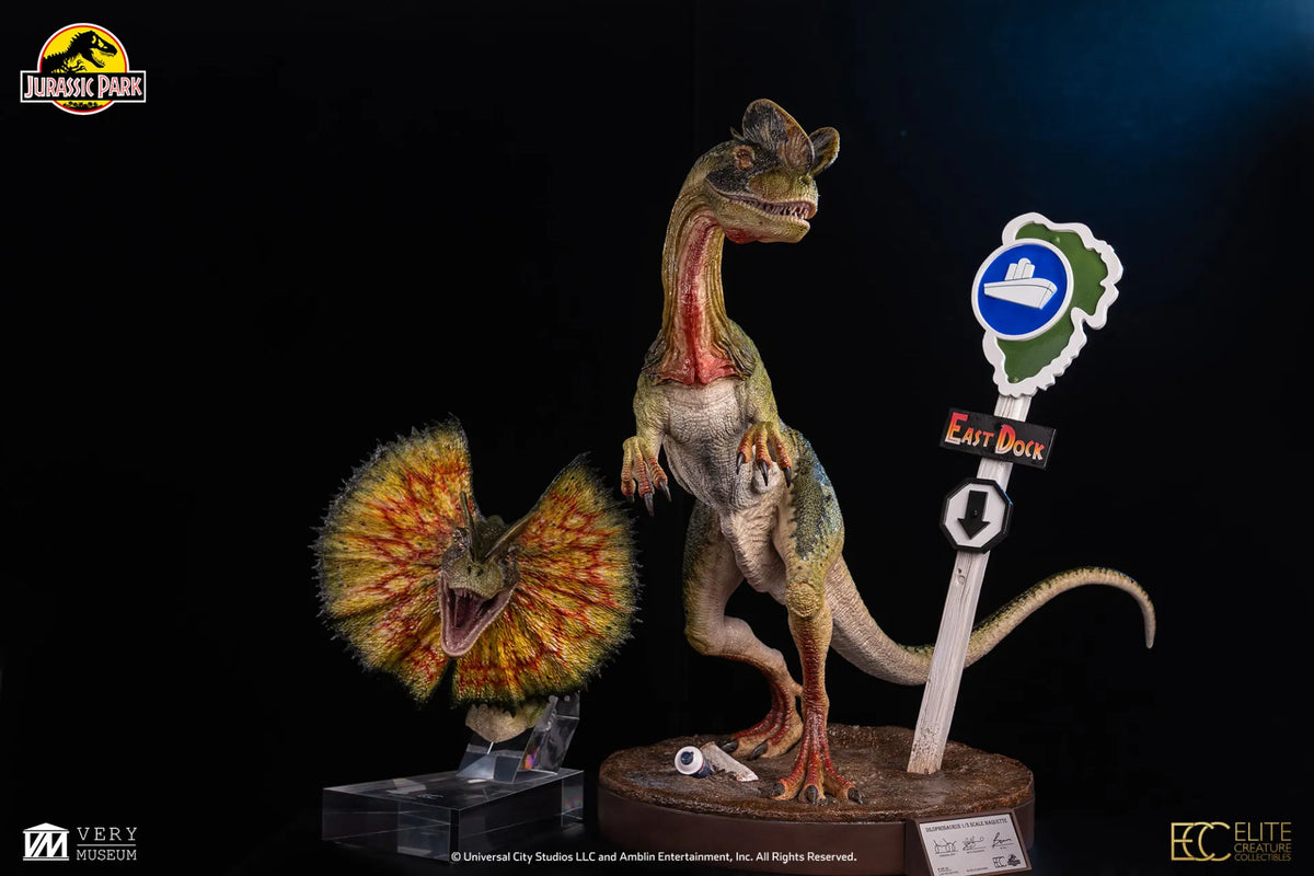 ECC - Jurassic Park Dilophosaurus 1/3 Scale Maquette