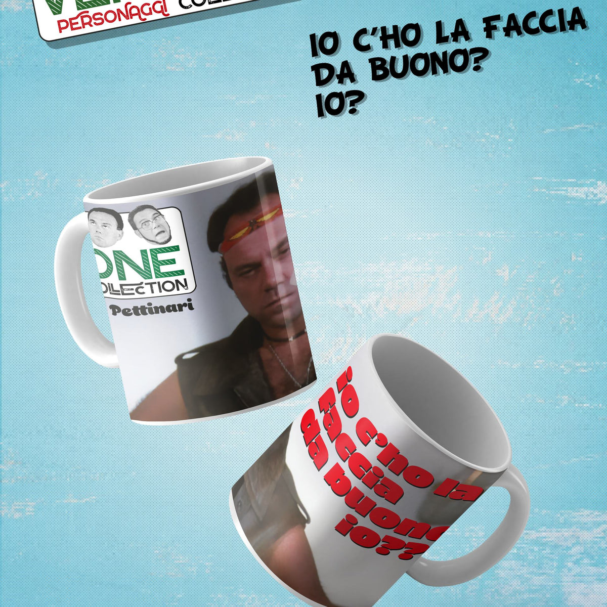INFINITE STATUE - Carlo Verdone Oscar Pettinari Mug