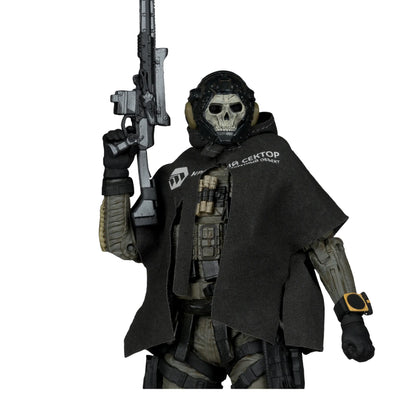 Mc FARLANE TOYS - Mcfarlane Elite Ed 7inch Call Of Duty Modern Warfare 4 Ghost Action Figure