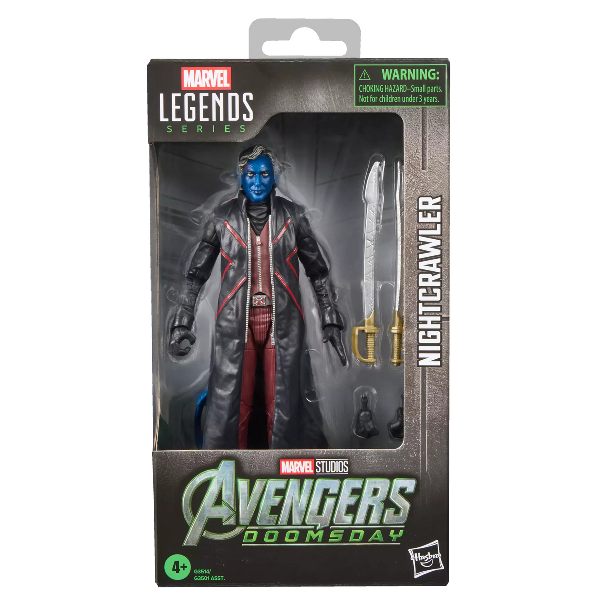 HASBRO - Marvel Legends Avengers Doomsday Nightcrawler Action Figure