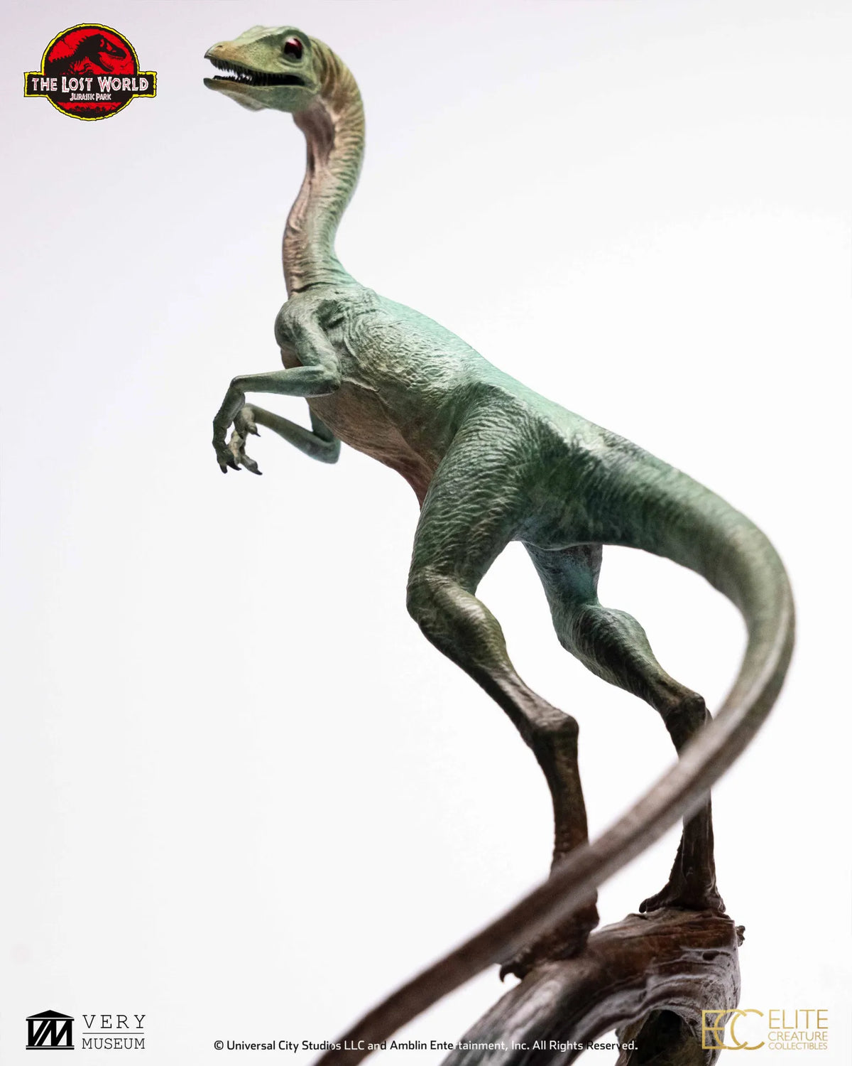 ECC - Jurassic Park Lost World Compsognathus 2/3 Scale Fine Art Bronze