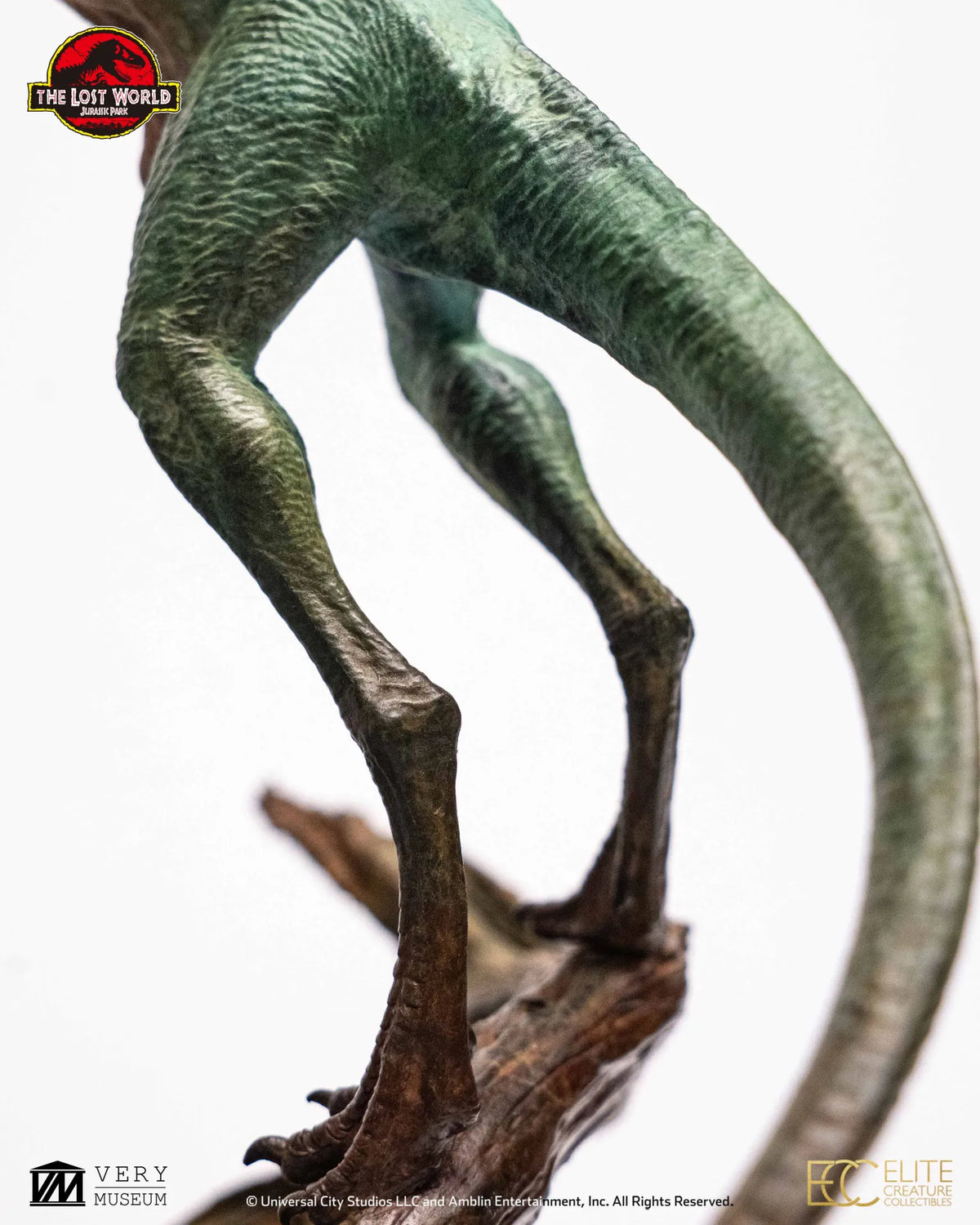 ECC - Jurassic Park Lost World Compsognathus 2/3 Scale Fine Art Bronze