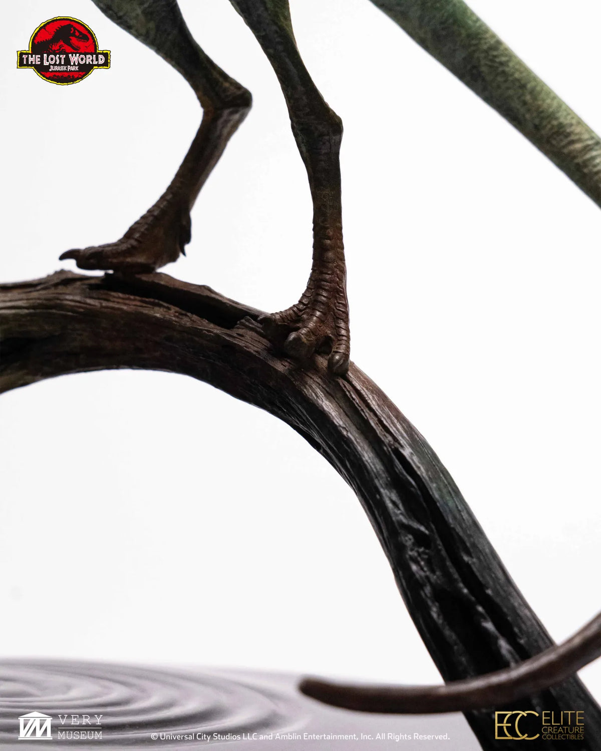 ECC - Jurassic Park Lost World Compsognathus 2/3 Scale Fine Art Bronze