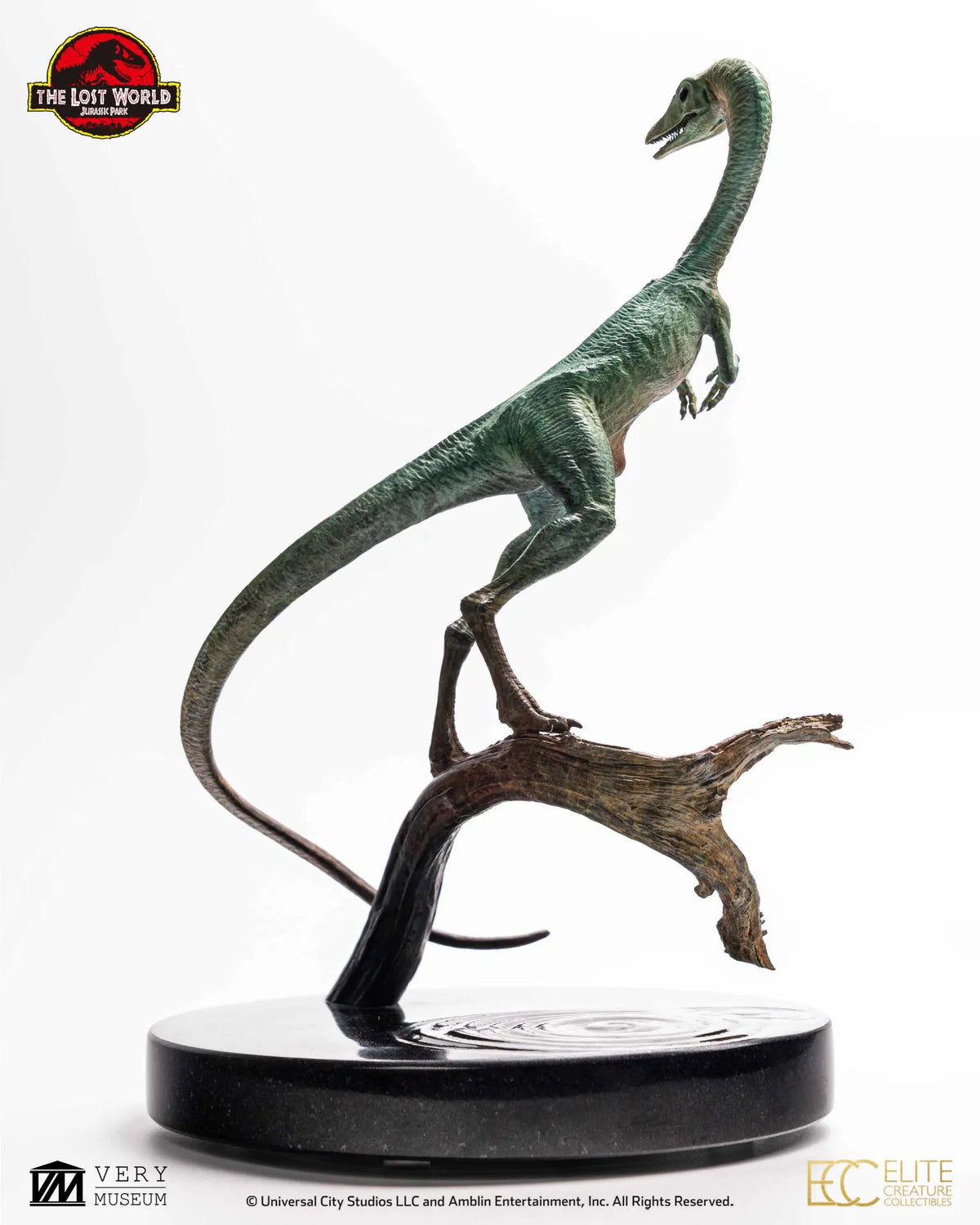 ECC - Jurassic Park Lost World Compsognathus 2/3 Scale Fine Art Bronze