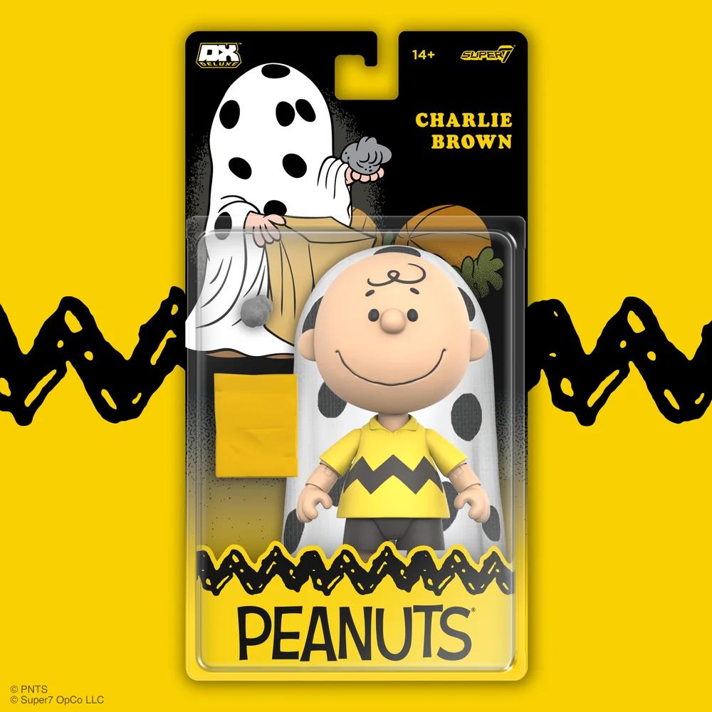 SUPER 7 - Peanuts Deluxe W1 Charlie Brown Ghost Sheet Af