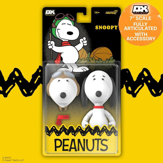 SUPER 7 - Peanuts Deluxe W1 Snoopy Flying Ace Action Figure