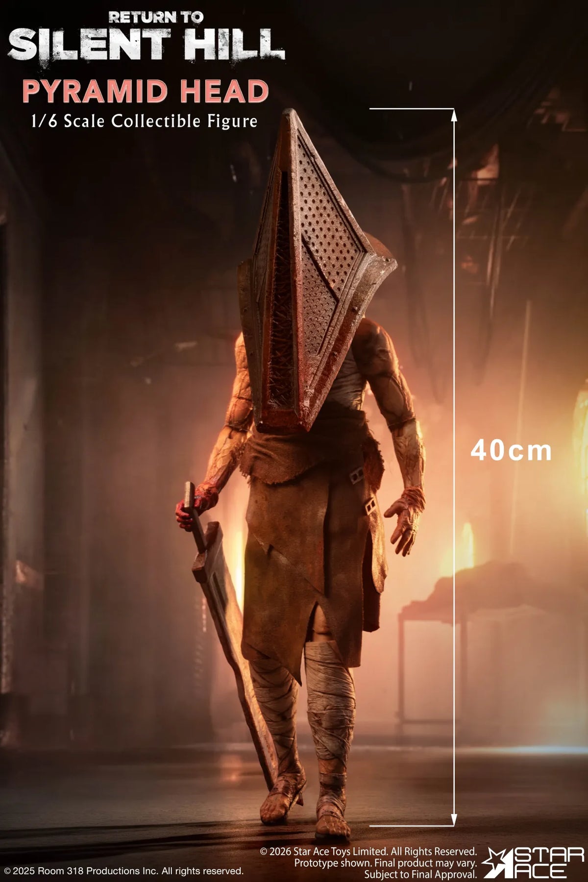 STAR ACE - Return To Silent Hill Pyramid Head 1/6 Scale Collectible Deluxe Figure