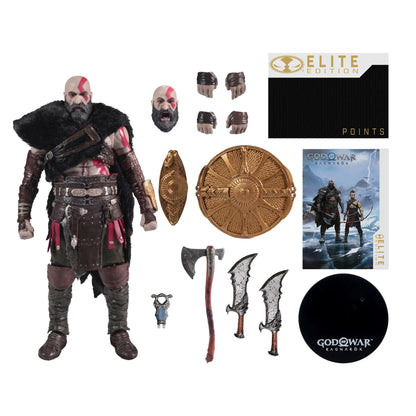 Mc FARLANE TOYS - Mcfarlane Elite Ed 7inch God Of War Kratos Ragnarok Action Figure