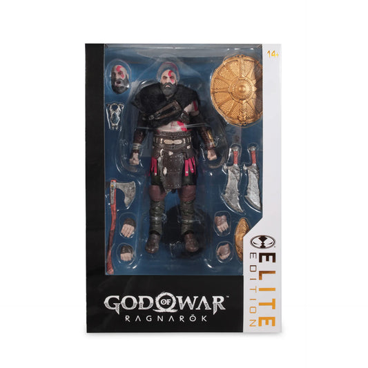 Mc FARLANE TOYS - Mcfarlane Elite Ed 7inch God Of War Kratos Ragnarok Action Figure