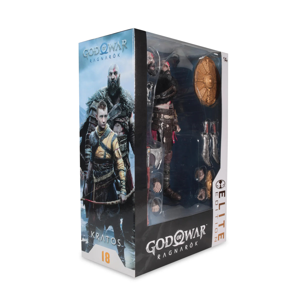 Mc FARLANE TOYS - Mcfarlane Elite Ed 7inch God Of War Kratos Ragnarok Action Figure