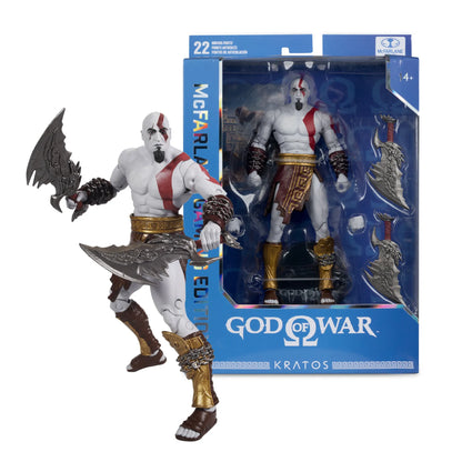 Mc FARLANE TOYS - Mcfarlane Gaming Ed 7inch God Of War Wv2 Kratos Greek Era Action Figure