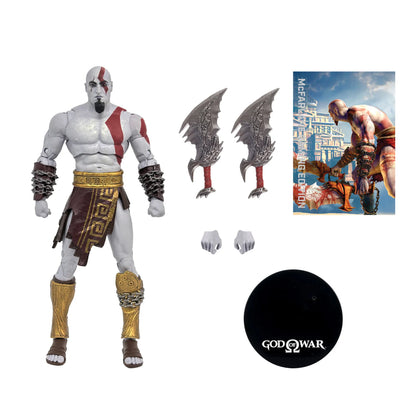 Mc FARLANE TOYS - Mcfarlane Gaming Ed 7inch God Of War Wv2 Kratos Greek Era Action Figure