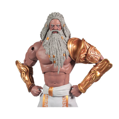 Mc FARLANE TOYS - Mcfarlane Gaming Ed 7inch God Of War Wv2 Zeus Greek Era Action Figure