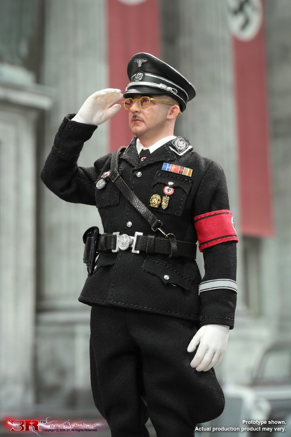DID/3R - Heinrich Himmler (Black Ver.) 1/12 Scale Mini Reich Series TG80008