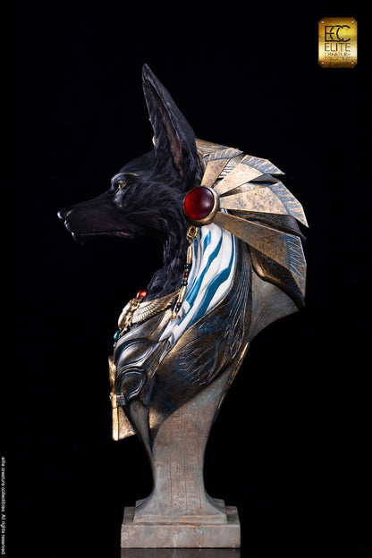 ELITE CREATURE - Anubis Life-Size Bust by Miyo Nakamura