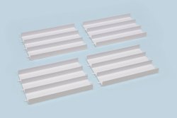 TAMIYA - Diritti 3 Corsie Bianchi per Pista Mini4WD (4)