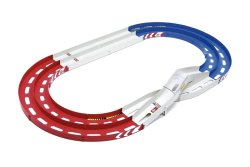 TAMIYA - Pista Mini4WD Ovale Colorata con Ponte 2 Corsie