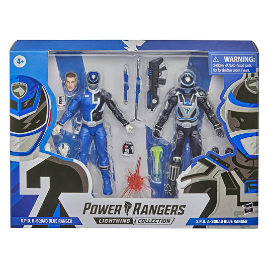 HASBRO - Power Rangers Lightning Collection S.P.D. A Squad Blue Ranger & S.P.D. B Squad 2 Pack Action Figure