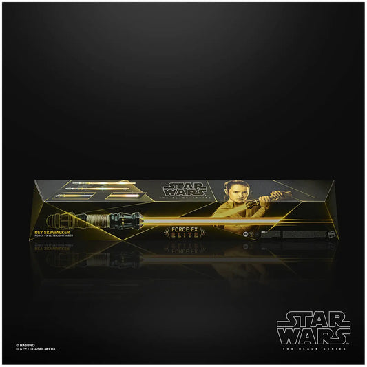 HASBRO - Star Wars Episode IX Black Series Replica 1:1 Force FX Elite Lightsaber Rey Skywalker
