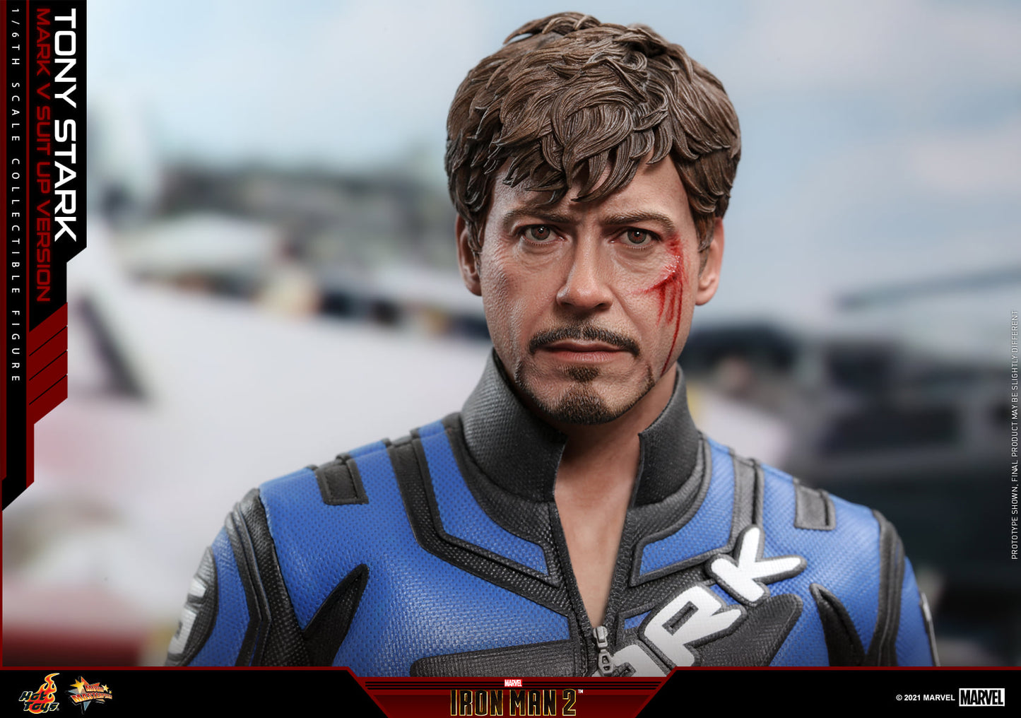 HOT TOYS - Marvel - Iron Man 2 - 1:6 Tony Stark (Mark V Suit Up Ver) MMS599