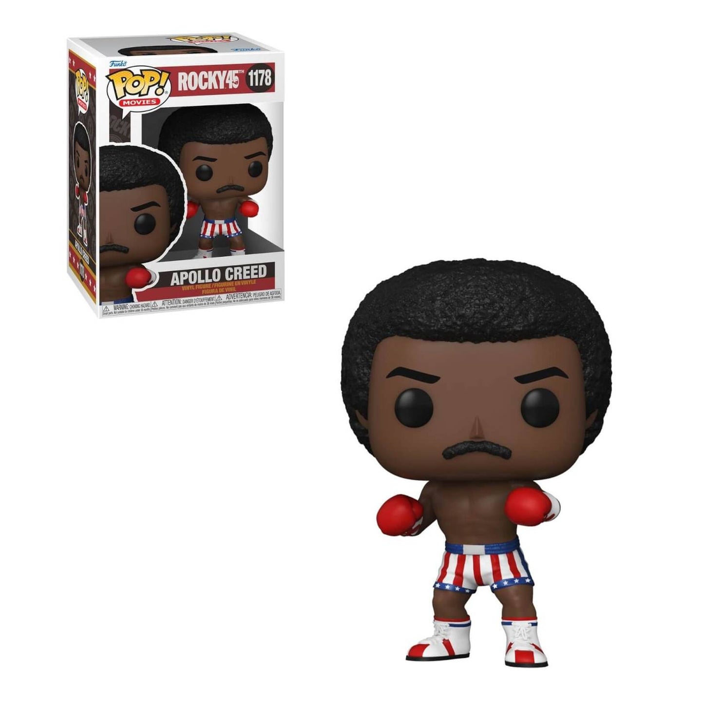 FUNKO - POP! Rocky Movies Vinyl Figure 45th Anniversary Apollo Creed 9 cm #1178