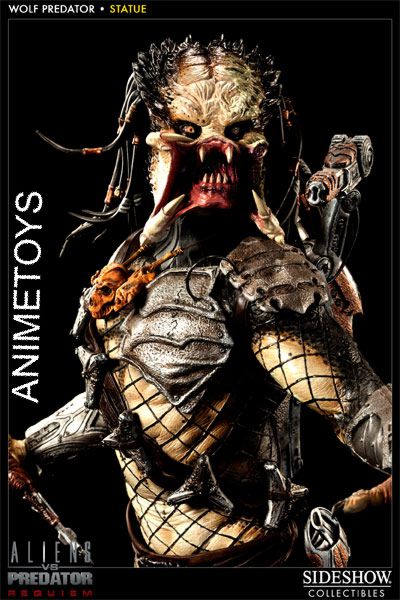 SIDESHOW - Aliens vs Predator - Requiem - Wolf Predator - Statue