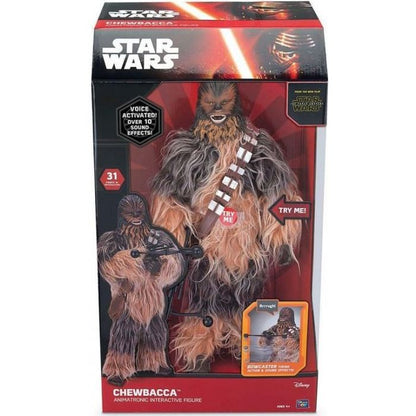 ThInkway - Star Wars Movie Episode VII - Chewbacca 17 Inch Animatronic Interactive Action Figure