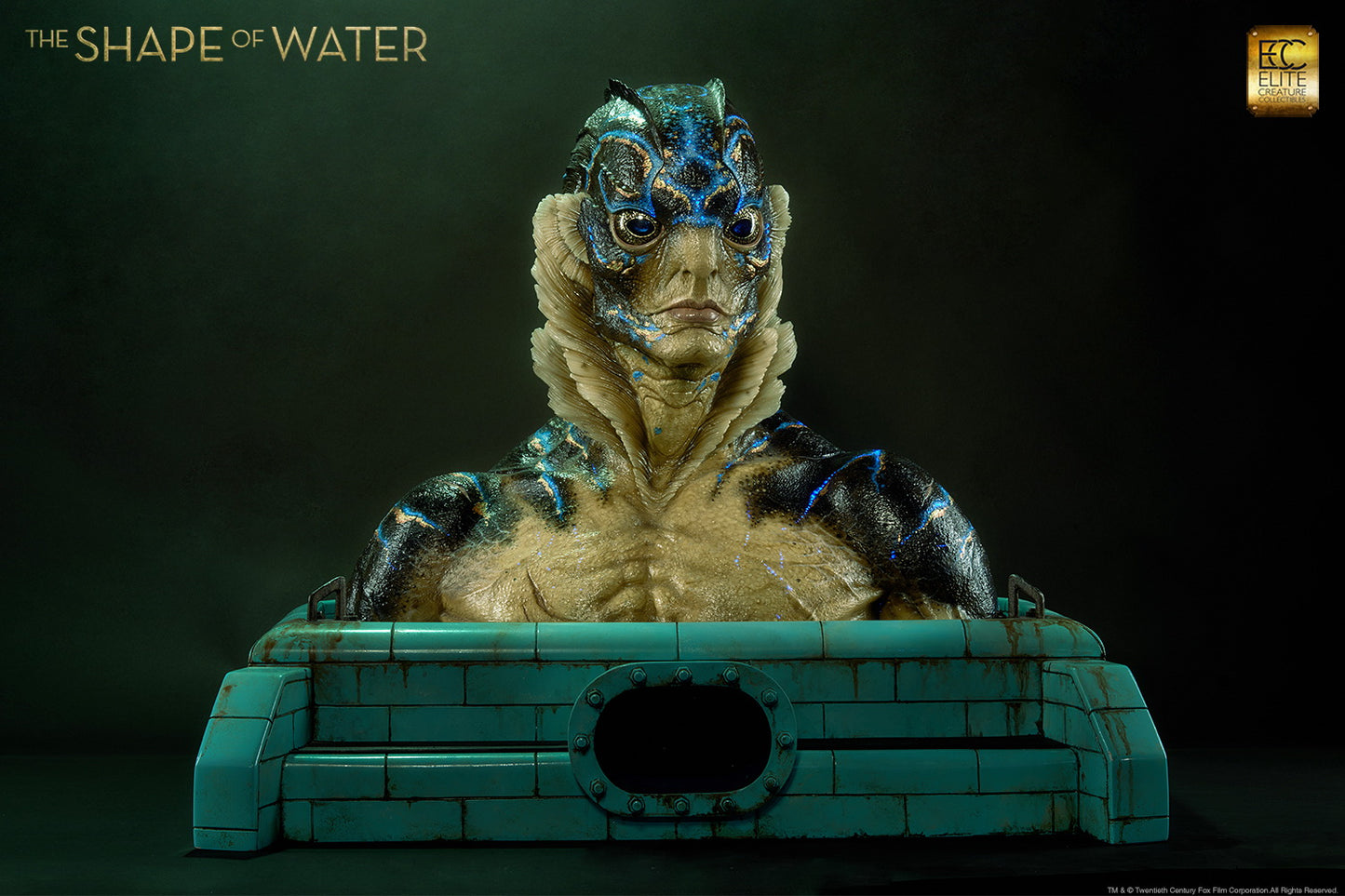 ECC ELITE CREATURE COLLECTIBLES - The Shape of Water - Life Size Bust 1:1