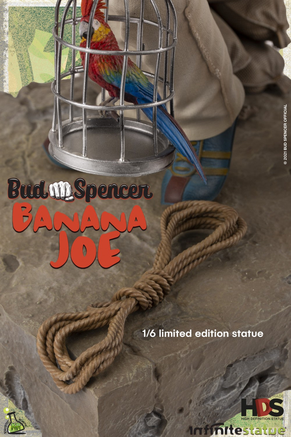 INFINITE STATUE - BUD AS BANANA JOE OLD&RARE 1/6 RESIN ST