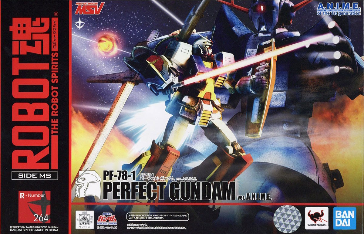 BANDAI - Robot Spirits - Perfect Gundam RX-78-2 A.N.I.M.E. VER