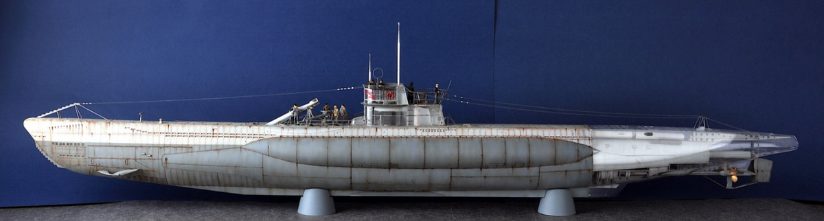 TRUPETER -   DKM U-Boat Type VIIC U-552   1/48    06801