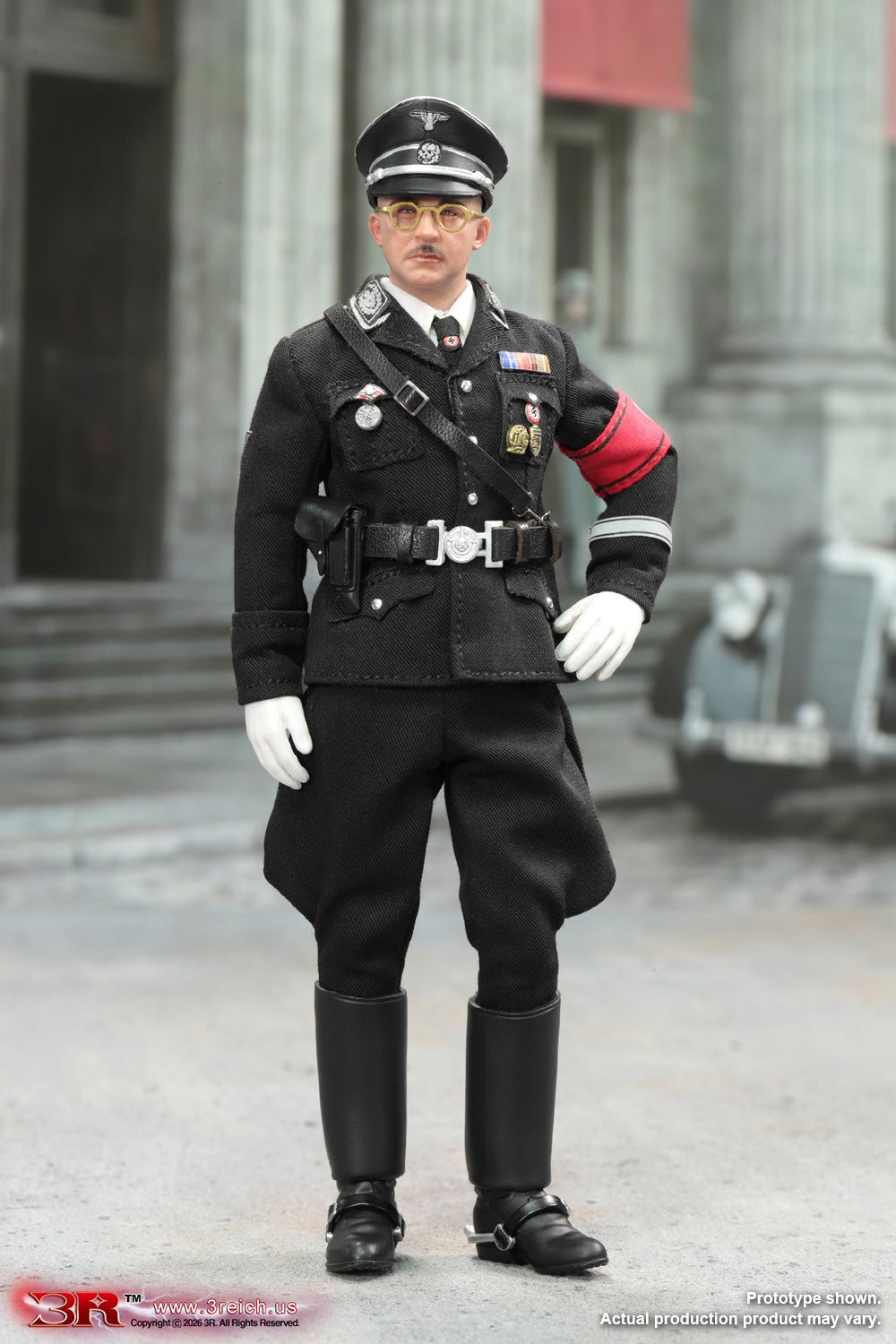 DID/3R - Heinrich Himmler (Black Ver.) 1/12 Scale Mini Reich Series TG80008