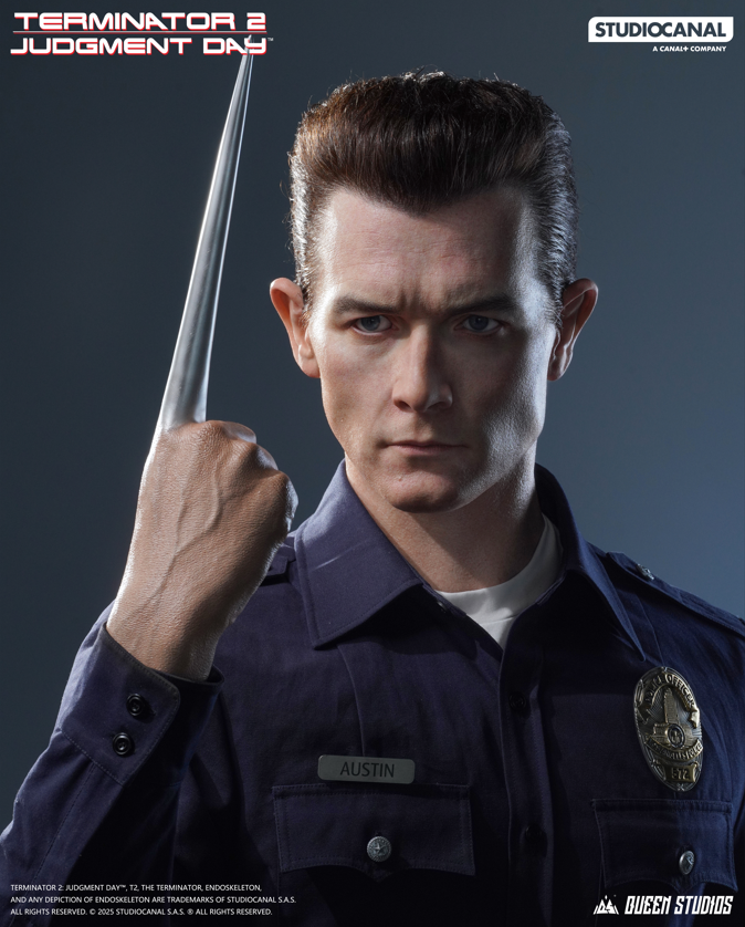 QUEEN STUDIOS - T-1000 Life-Size Bust - Terminator 2