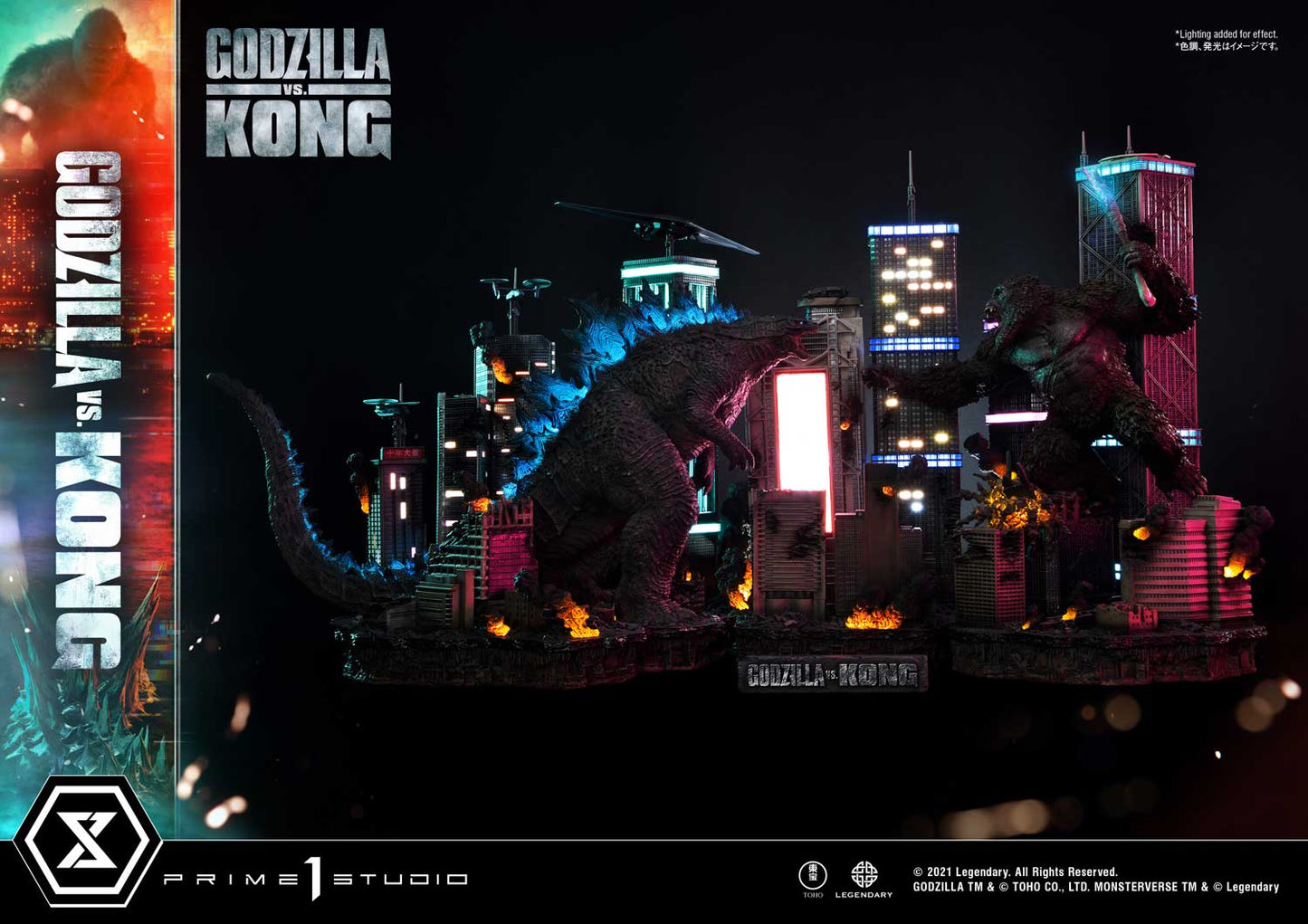 PRIME 1 STUDIOS - Godzilla vs Kong Final Battle Diorama