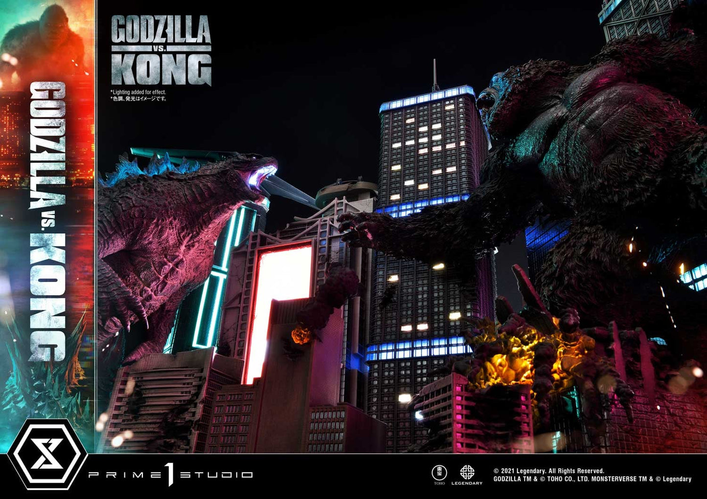 PRIME 1 STUDIOS - Godzilla vs Kong Final Battle Diorama