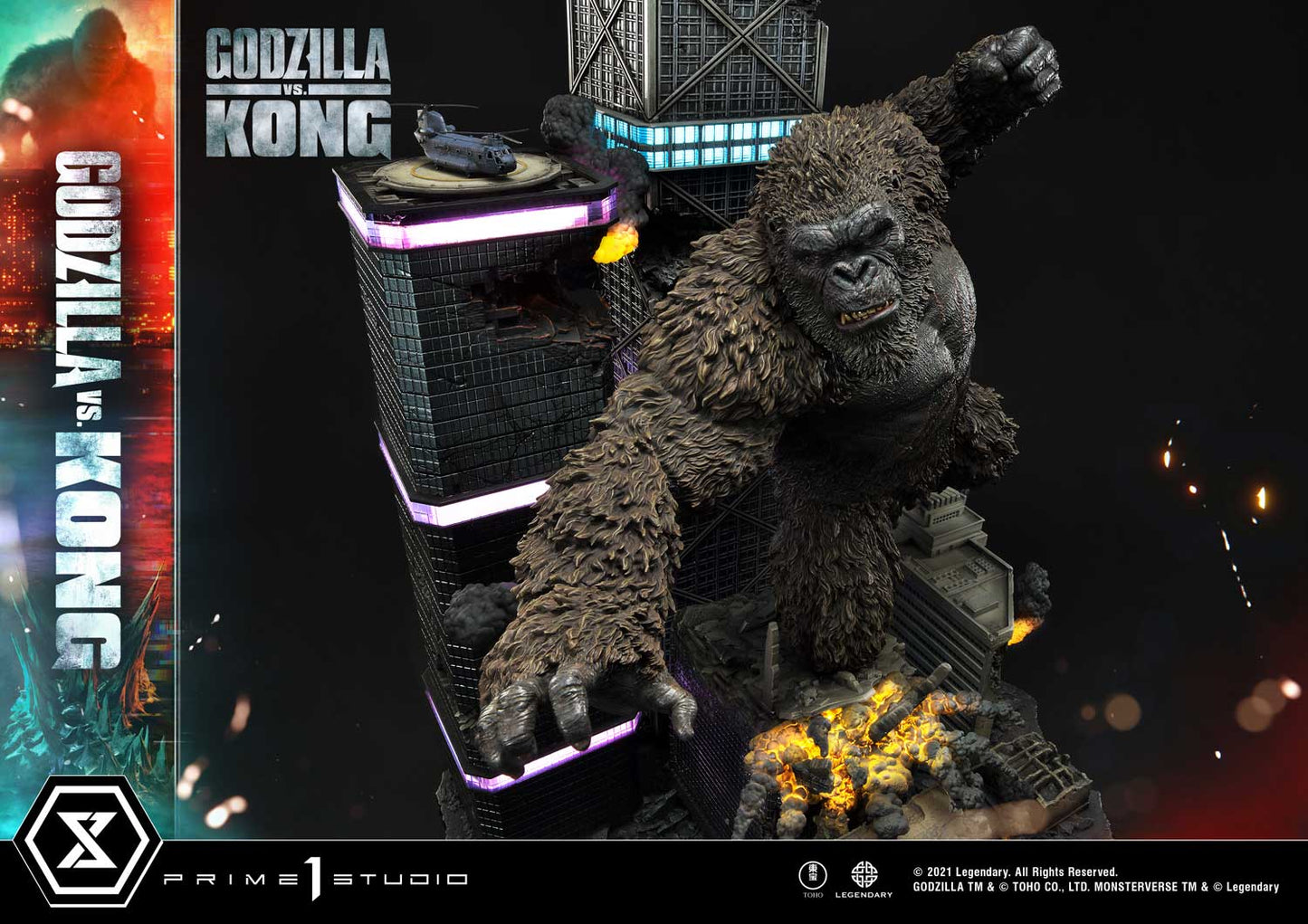 PRIME 1 STUDIOS - Godzilla vs Kong Final Battle Diorama