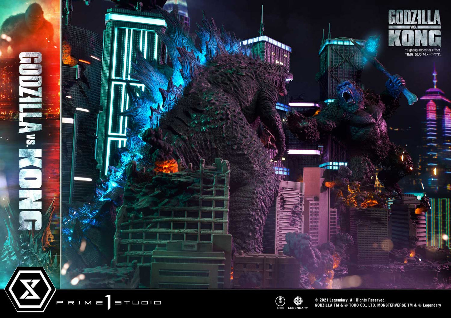 PRIME 1 STUDIOS - Godzilla vs Kong Final Battle Diorama