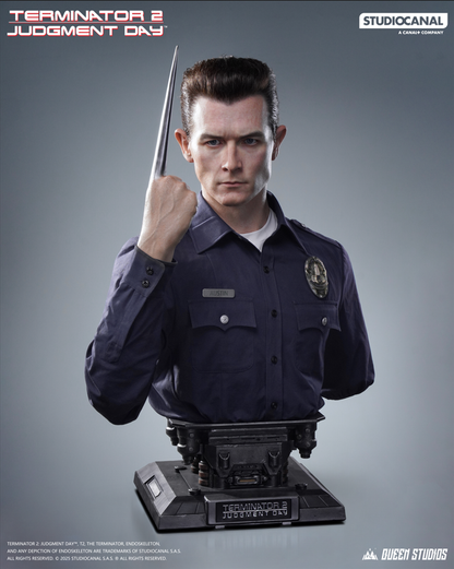 QUEEN STUDIOS - T-1000 Life-Size Bust - Terminator 2