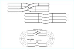 TAMIYA - Set Cambio Corsie Pista Mini 4WD  1/32
