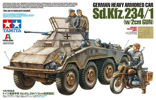 TAMIYA - German Heavy Armored Car sd.kfz.234/1 (w/2cm gun)  1/35