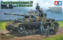 TAMIYA - German Pz.Kpfw.IV Ausf.G - Early Production & Motorcycle Set "Eastern Front"  1/35