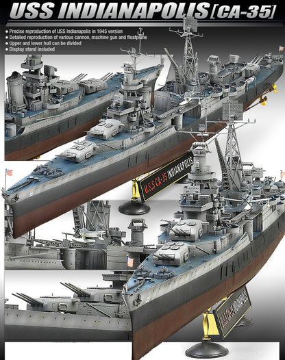 ACADEMY - USS CA-35 Indianapolis  1/350