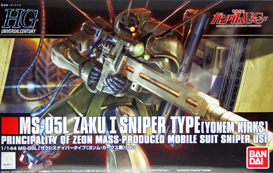 BANDAI - Gunpla - HG Universal Century - Zaku I Sniper Type [Yonem Kirks] #137 1/144