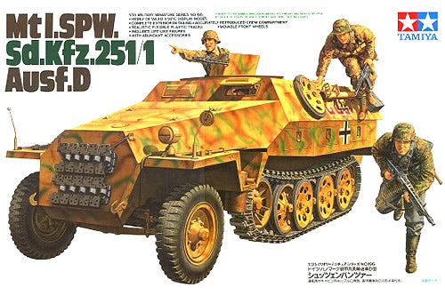 TAMIYA - German Mtl.SPW SDkfz.251 Ausf D Halftrack  1/35