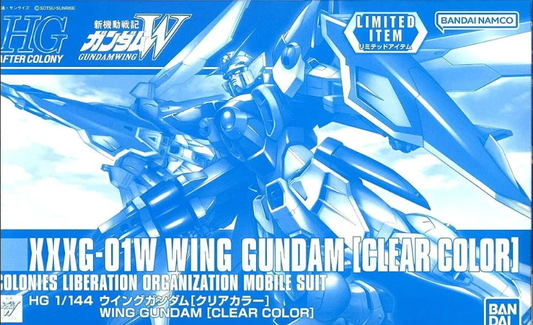 BANDAI - GUNPLA - HG GUNDAM WING CLEAR COLOR