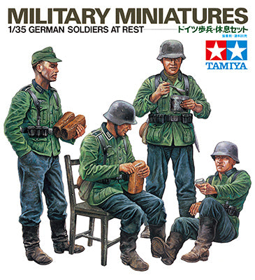 TAMIYA - German Soldati a Riposo Limited Edition  1/35