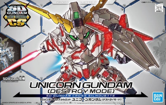 BANDAI - Gunpla - SD Cross Silhouette Gundam Unicorn Destroy