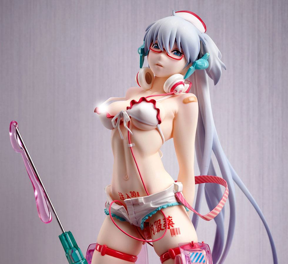 Mebae's Original Character PVC Statue 1/6.5 Sakurako's Injection! 25 cm