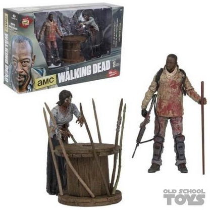 McFarlane - The Walking Dead Morgan with Impaled Walker and Spike Trap Deluxe Box